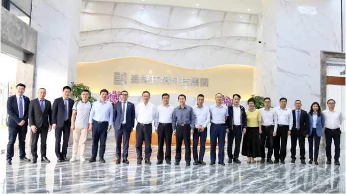 中国环境监测总站及省市区领导一行莅临今年会jinnianhui环境调研指导